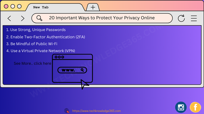 20 Important Ways to Protect Your Privacy Online